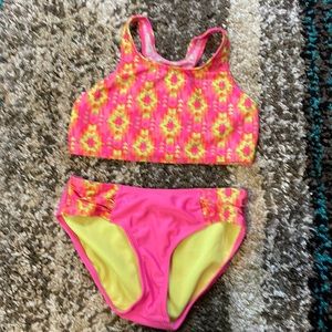 Girls Two-Piece Swimsuit Sz 10/12